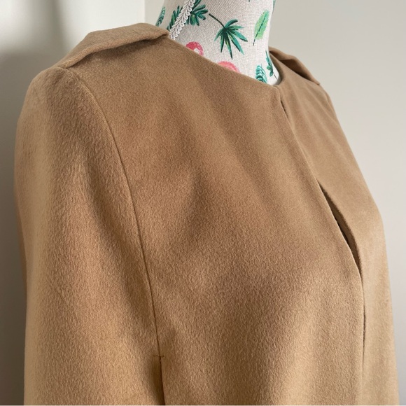 HOST PICK⭐️NWOT Beautiful Beige Cape Coat - Picture 10 of 10